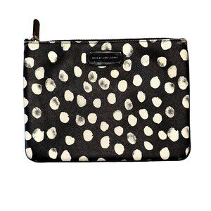 Marc by Marc Jacobs Black White Polka Dot Cosmetic Pouch